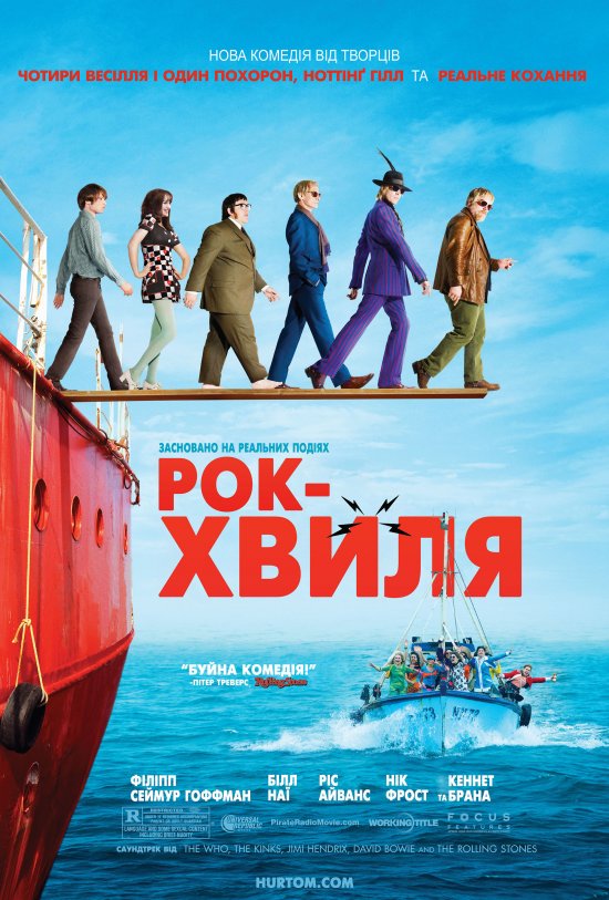 постер Рок-хвиля / The Boat That Rocked / Pirate Radio (2009)