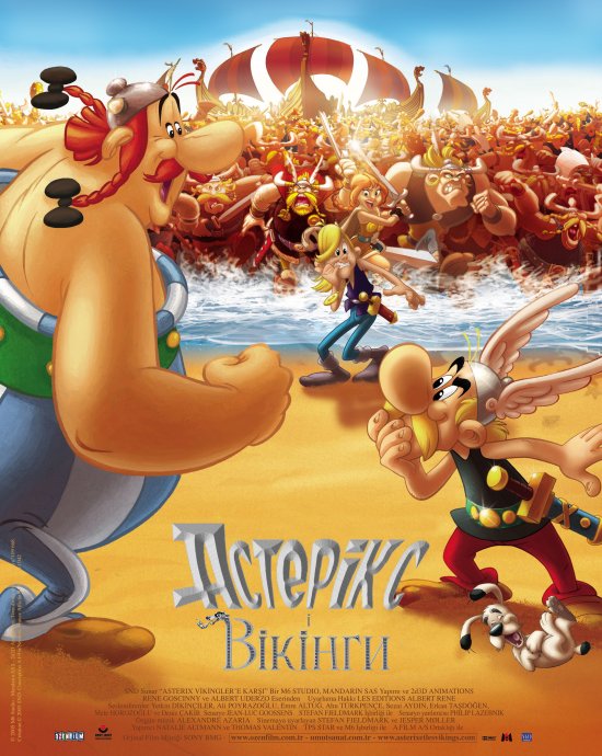 Астерікс і вікінги / Asterix et les Vikings (2006) BDRip 720p 2xUkr/Fra | Sub Eng