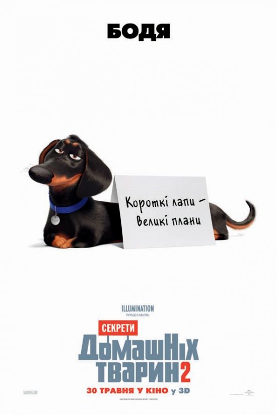 постер Секрети домашніх тварин 2 / The Secret Life of Pets 2 (2019)