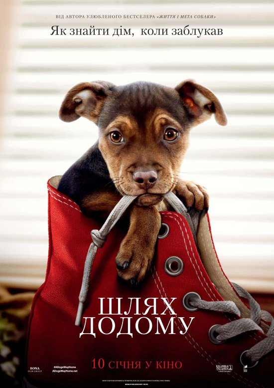 постер Шлях додому / A Dog's Way Home (2019)