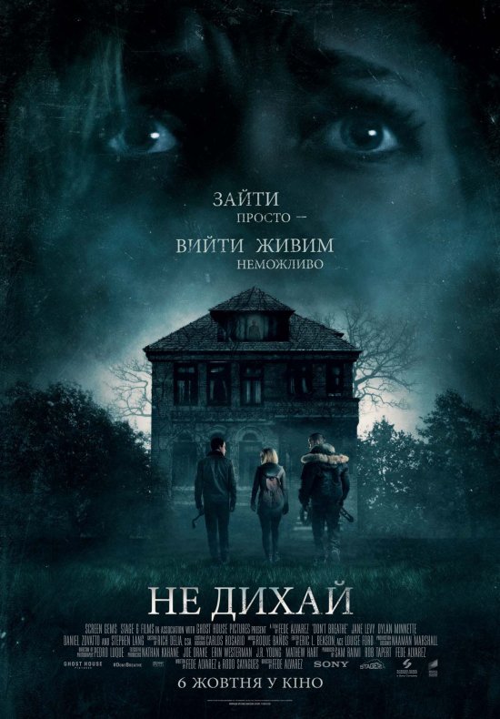 постер Не дихай / Don't Breathe (2016)