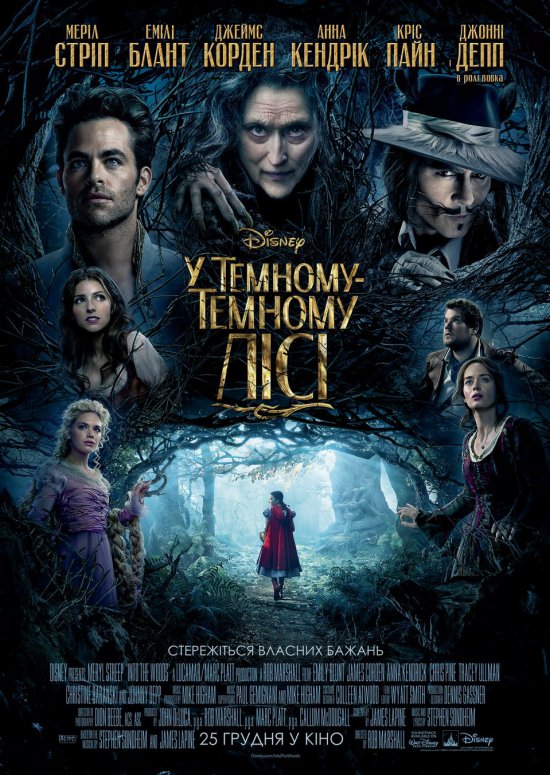 постер У темному-темному лісі / Into the Woods (2014)