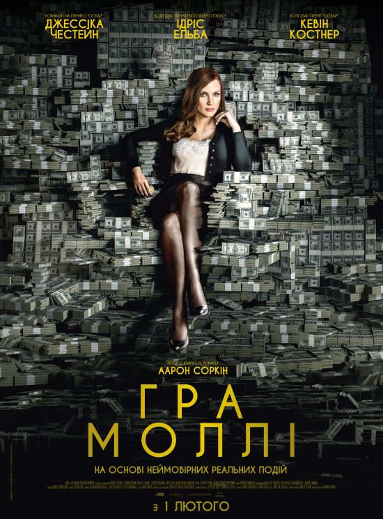 постер Гра Моллі / Molly's Game (2017)