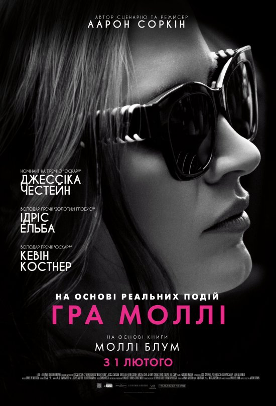 постер Гра Моллі / Molly's Game (2017)