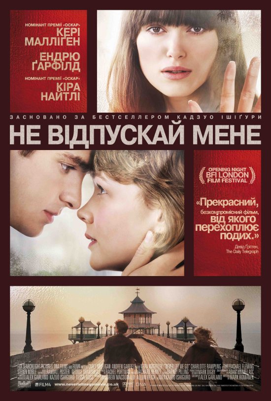 постер Не відпускай мене / Never Let Me Go (2010)