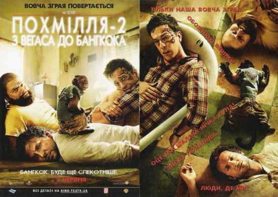 постер Похмілля - 2 Із Вегаса в Бангкок / The Hangover Part II (2011)