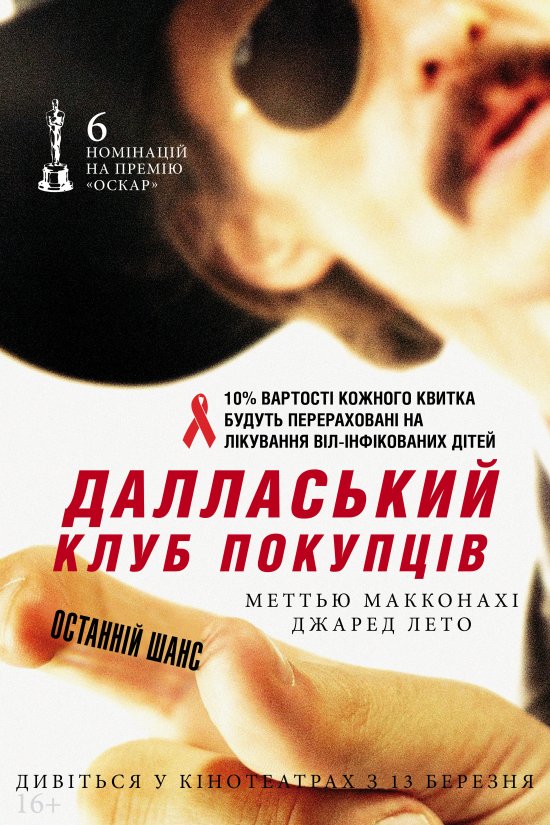 постер Далласький клуб покупців / Dallas Buyers Club (2013)