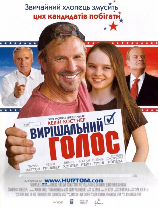 постер Вирішальний голос / Swing Vote (2008)